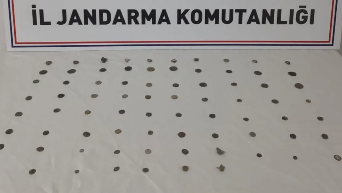 76 adet Roma-Bizans sikkesi ele geçirildi