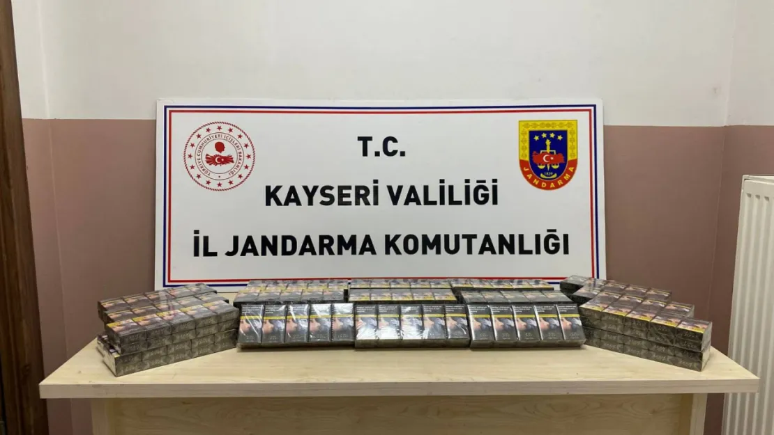 770 paket gümrük kaçağı sigara ele geçirildi