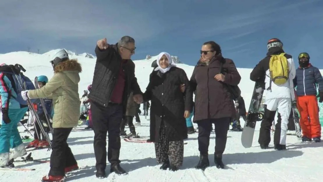 85 yaşında Erciyes'i gördü