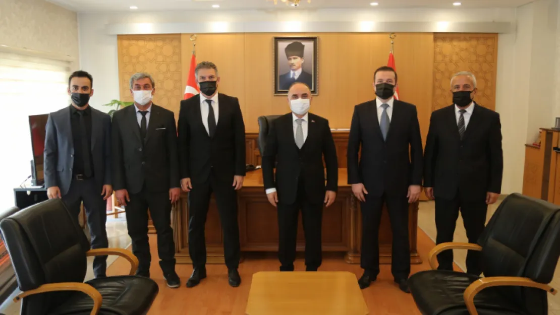 Vali Günaydın, ASKF Başkanı Mutlu Önal'ı Kabul Etti