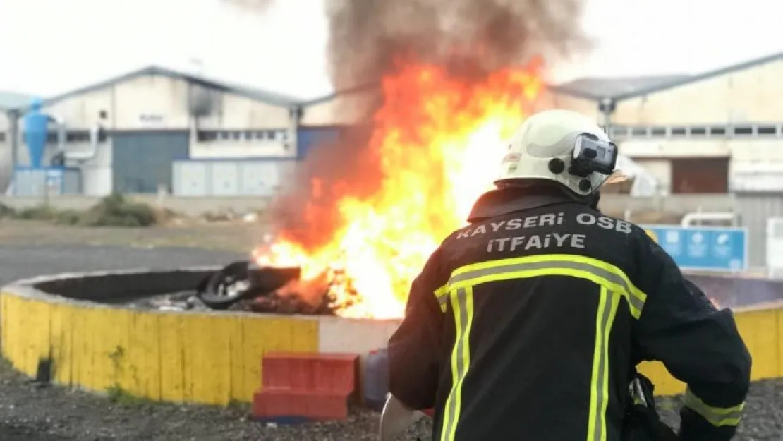 Kayseri OSB itfaiyesi her zaman hazır