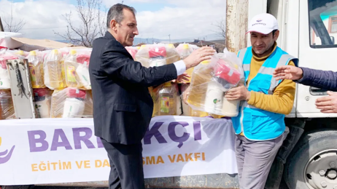 Bardakçı Vakfı'ndan yüzlerce aileye Ramazan iaşesi