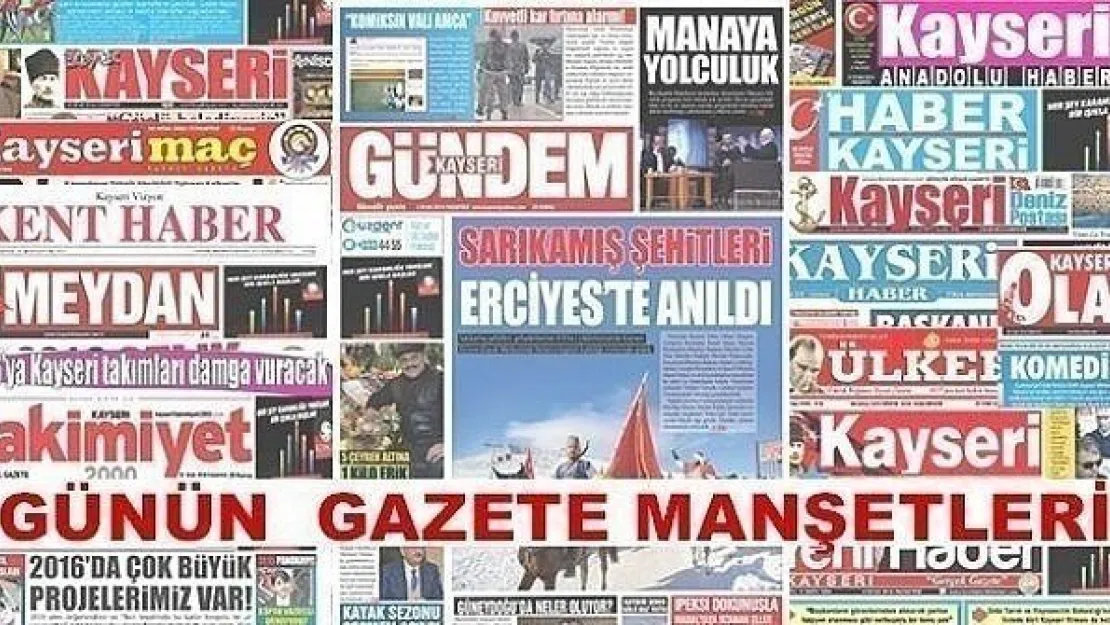 Günün Gazete Manşetleri