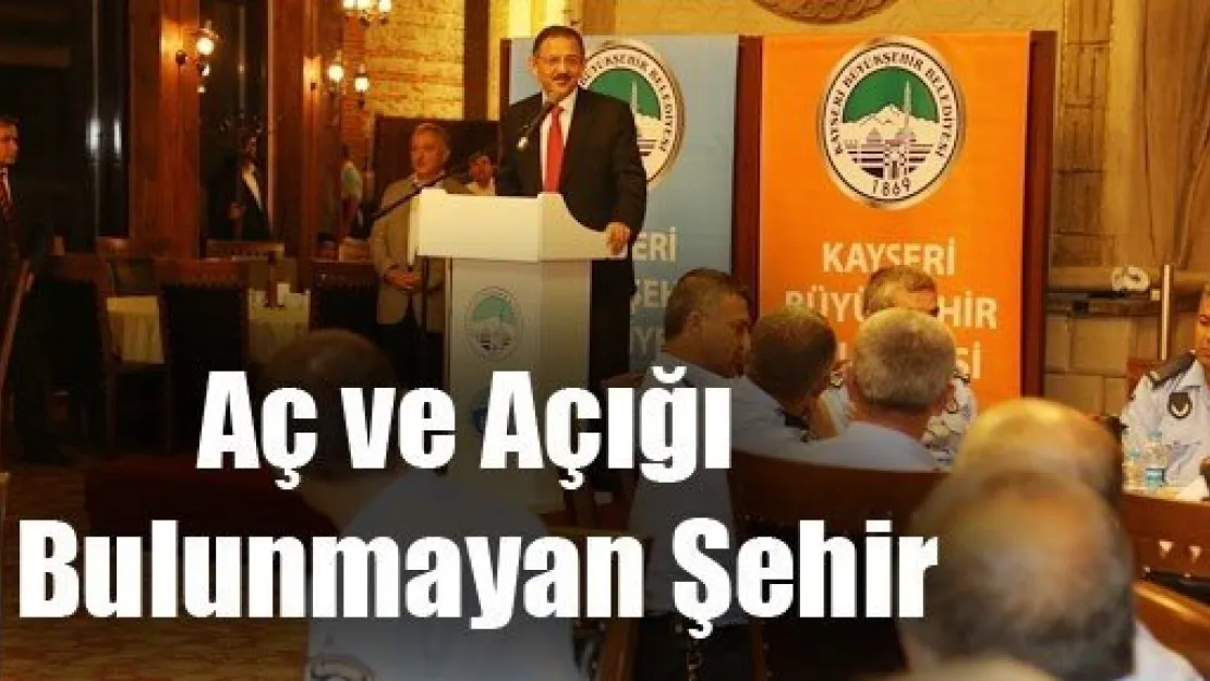 Aç ve Açığı Bulunmayan Şehir