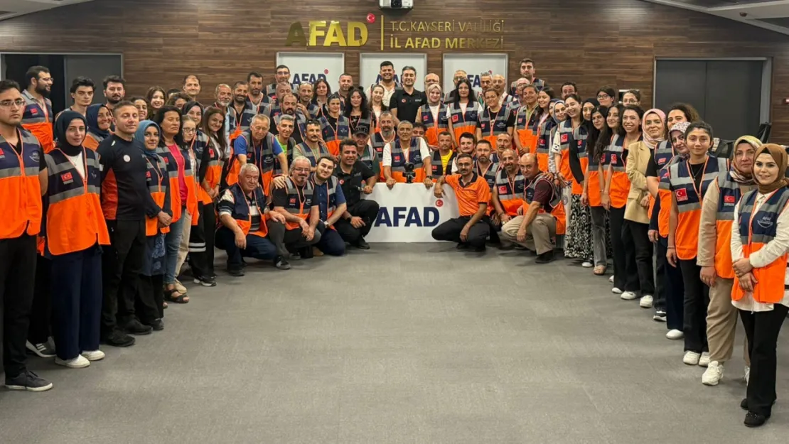 AFAD Kayseri İl Müdürlüğü'nden KBRN eğitimi