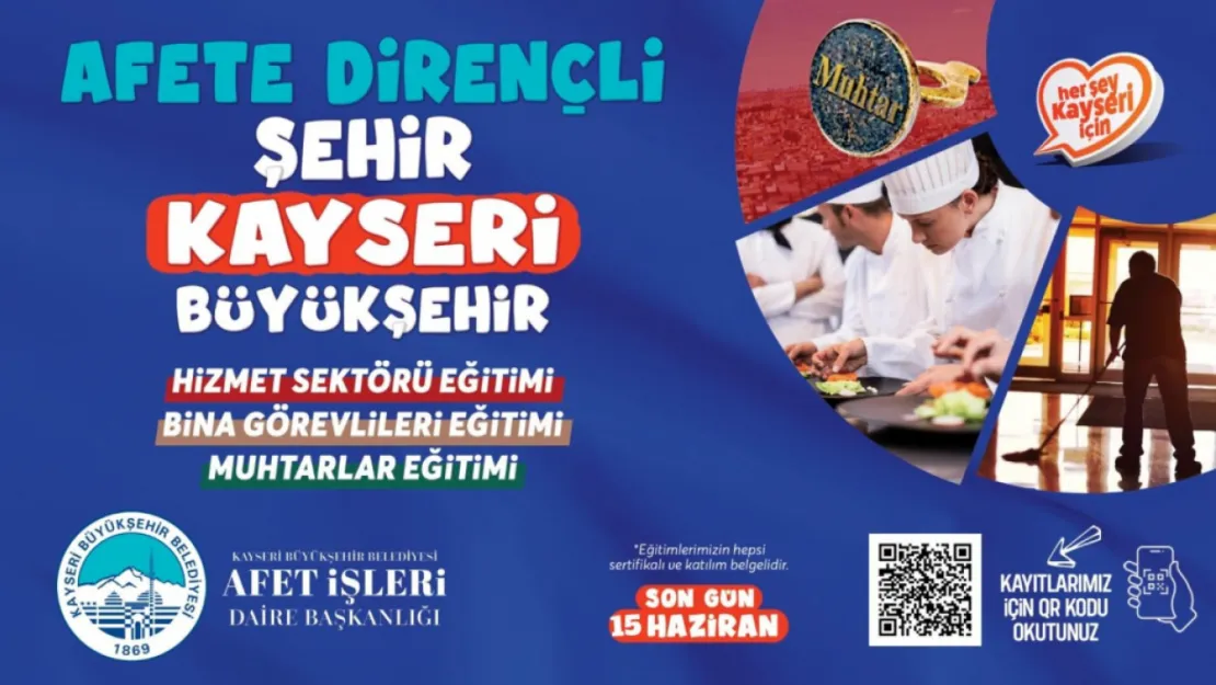 Afetlere Karşı Müdahale Eğitim Başvuru Süresi Uzatıldı