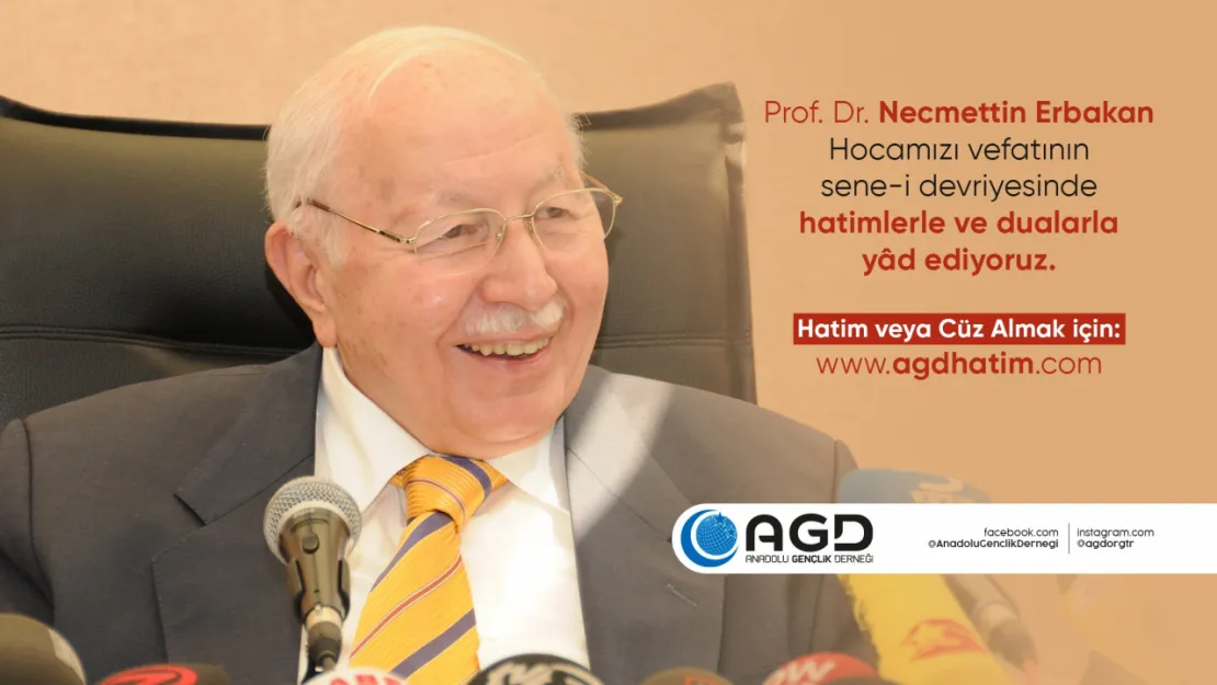 AGD'den 'Şehitler Gecesi ve Prof. Dr. Necmettin Erbakan'ı Anma Programı