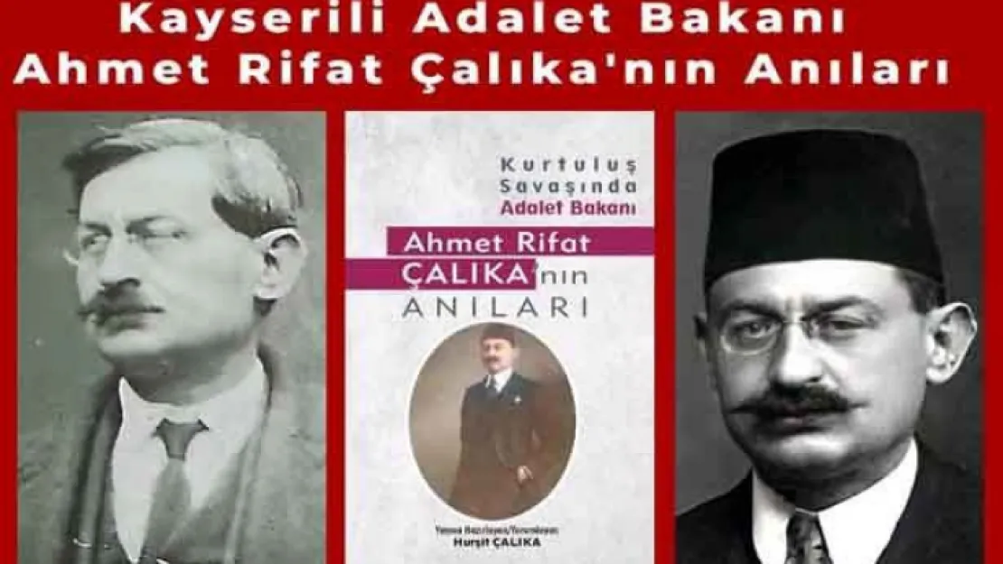 Ahmet Rifat Çalıka'nın anıları kitaplaştırıldı