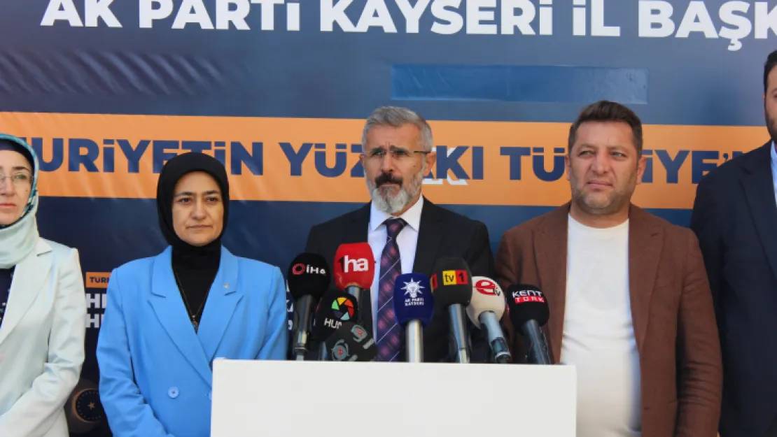 AK Parti İl Başkan Yardımcısı Yalçın, 'Abluka savaş değil katliamdır'