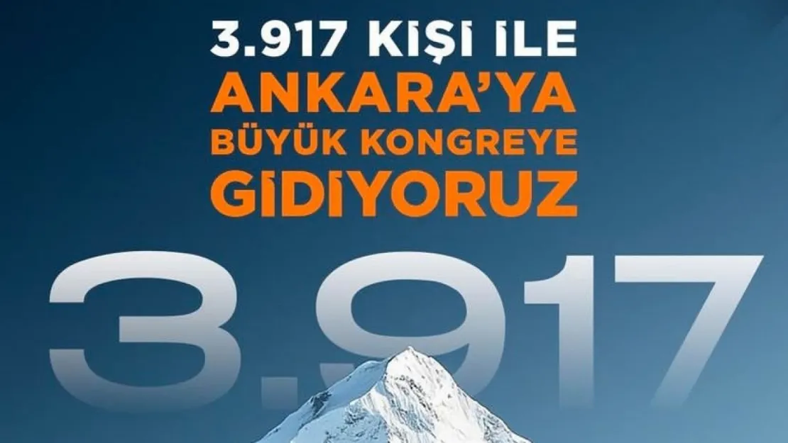 AK Parti Kayseri'den 3 bin 917 kişilik grupla Ankara'ya gidiyor