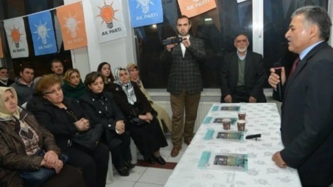 Ak Parti Melikgazi 5.seçim Bürosu Aydınlık Evler Mahallesinde Açıldı 