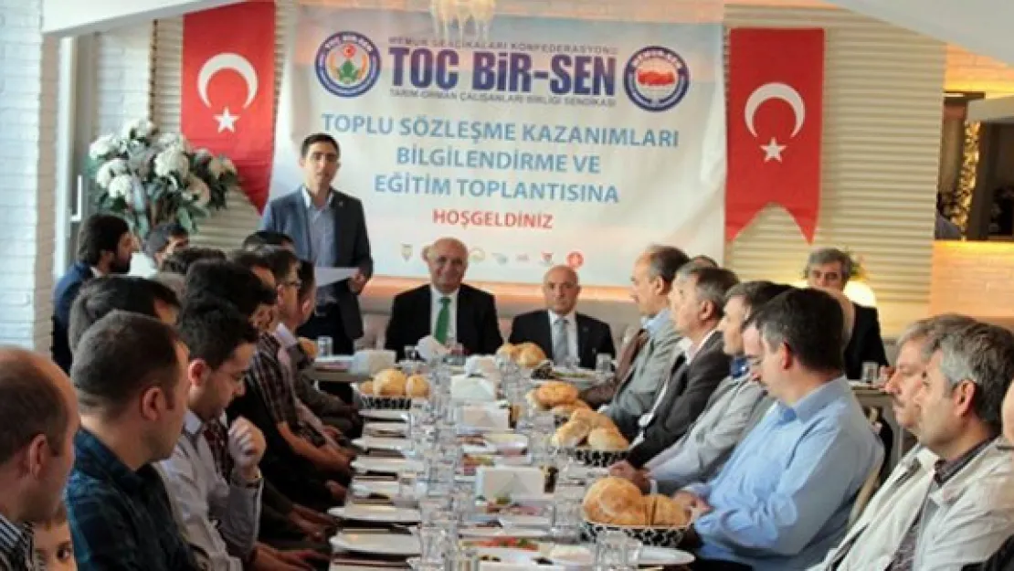 AK Parti vekil adayları Toç Bir-Sen toplantısına katıldı