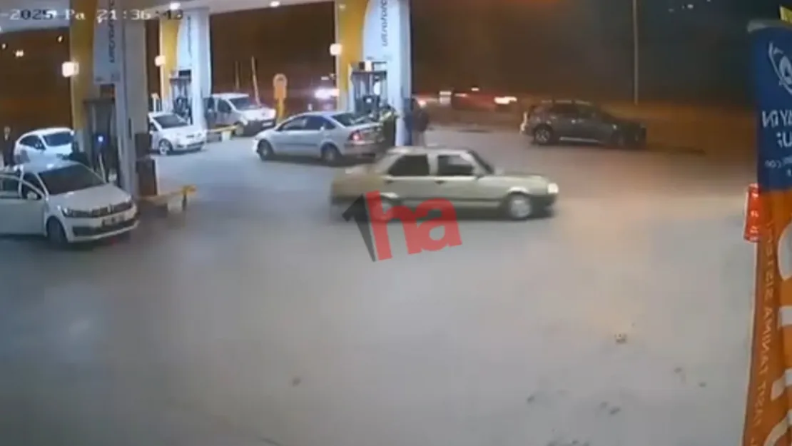 Akaryakıt istasyonunda tehlikeli driftin bedeli ağır oldu: sürücüye ceza yağdı