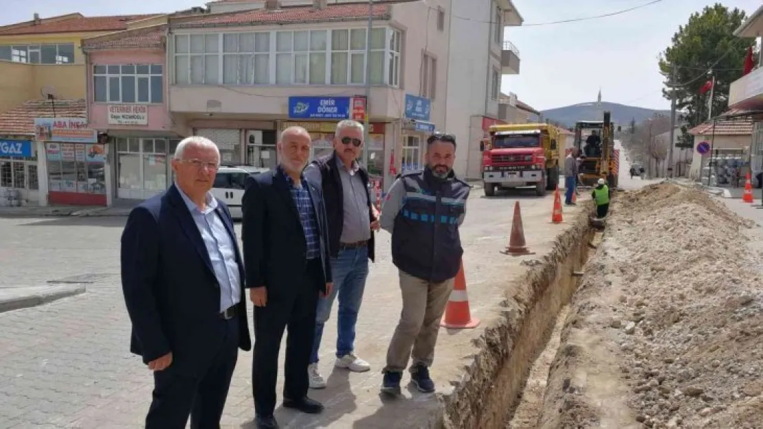 Akpınar'da doğal gaz çalışmaları başladı