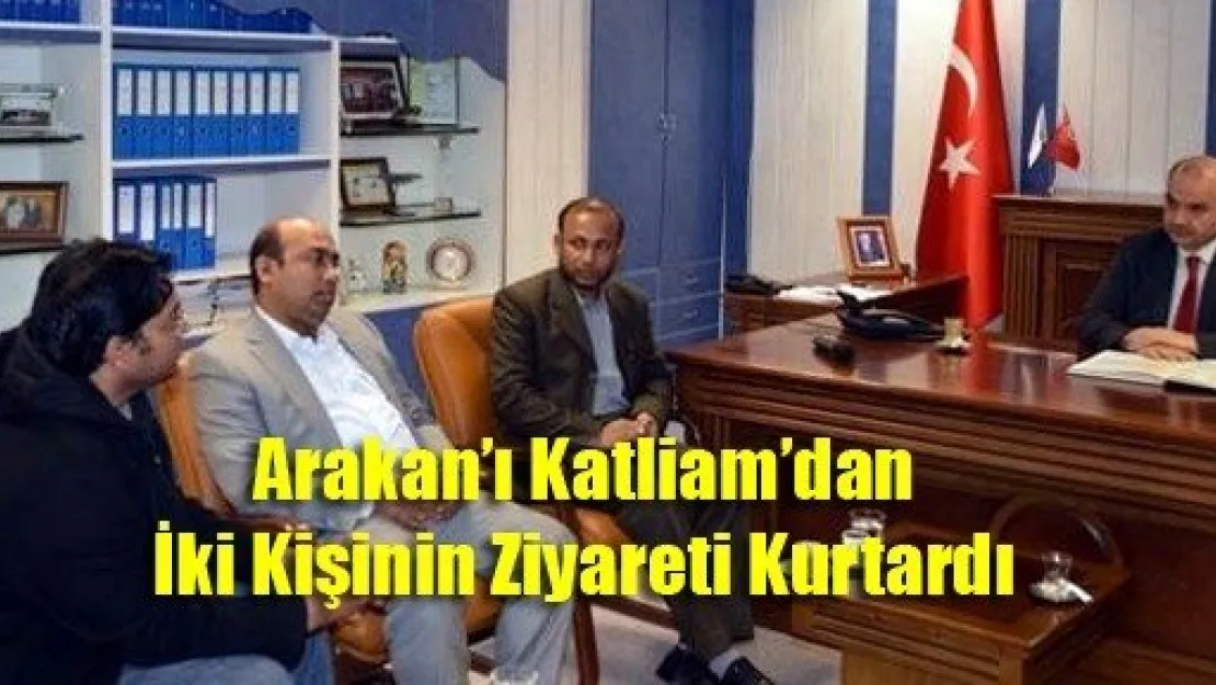 Arakan Yardım Derneği Başkan Yıldız'ı Ziyaret Etti