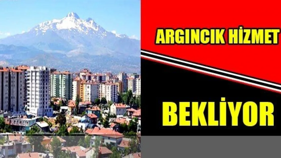 Argıncık çözüm bekliyor