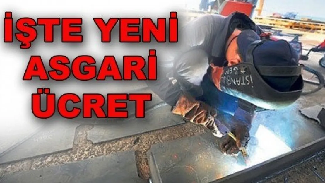 Asgari ücret açıklandı 