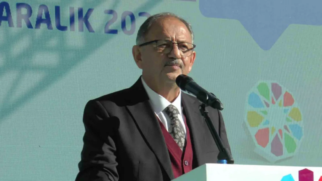 Bakan Özhaseki: 'Bir an önce konutlarımızı depreme dirençli yapmalıyız'