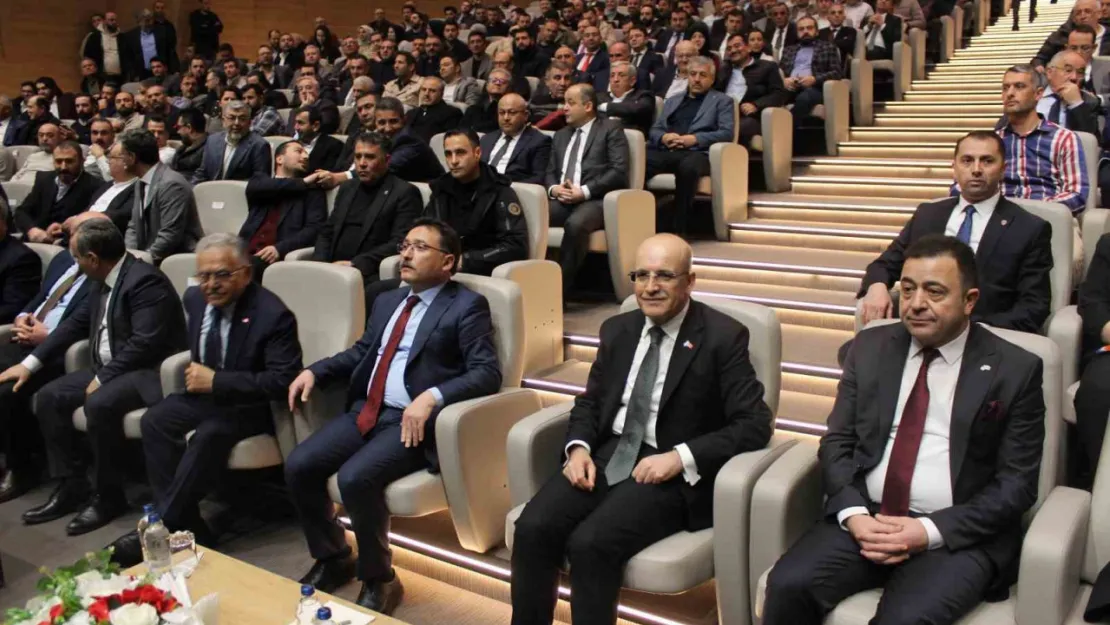Bakan Şimşek, Kayseri OSB'de istişare toplantısına katıldı