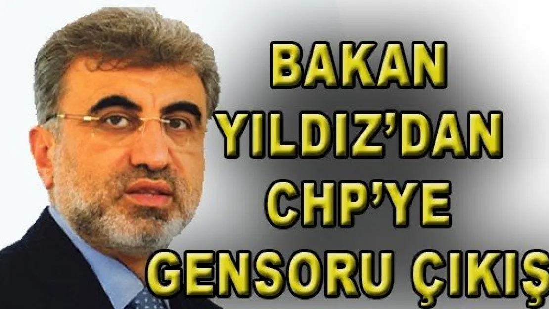 Bakan Yıldız'dan CHP'ye Gensoru Çıkışı 