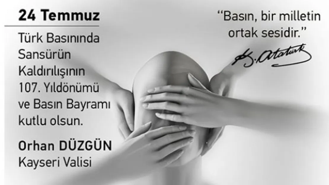 Basın Özgürlüğü'nün toplumdaki yeri tartışılmazdır