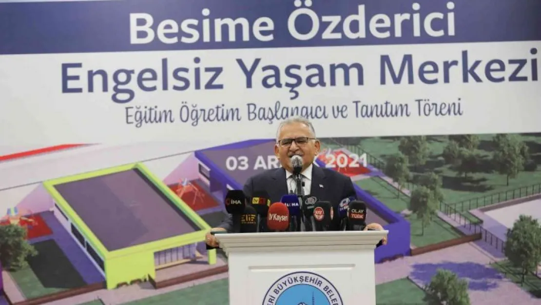 Başkan Büyükkılıç: 'Engelleri ortadan kaldırmak için hizmet ediyoruz'