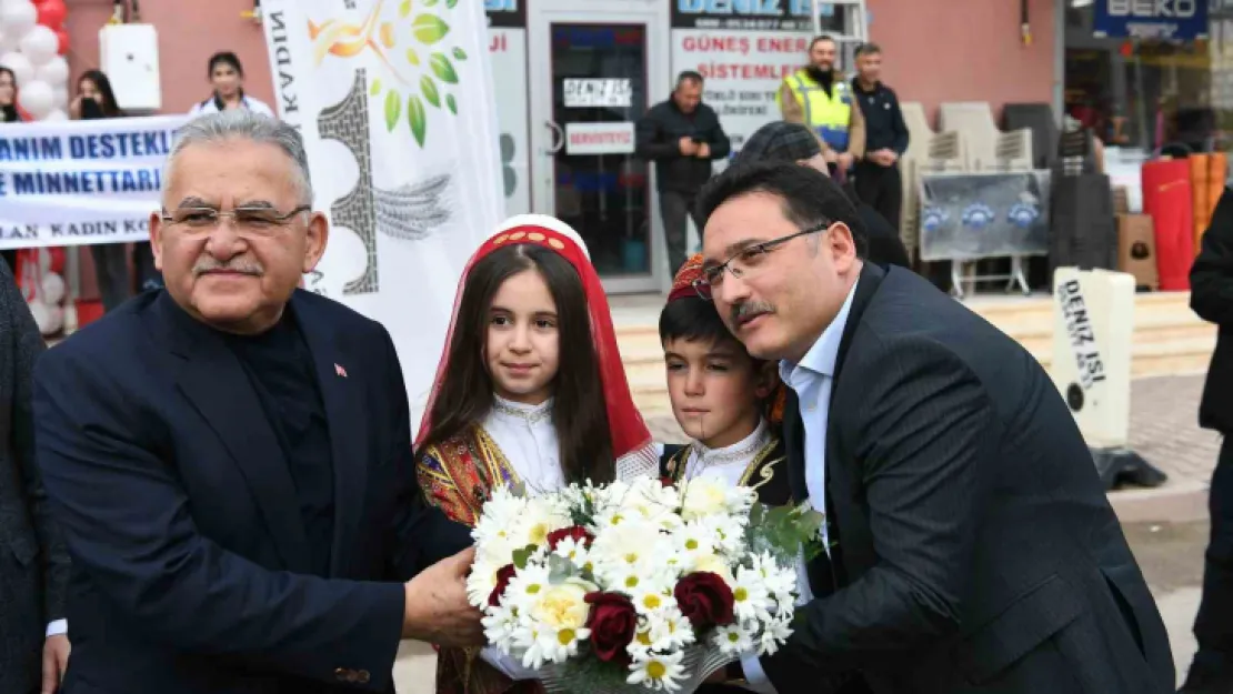 Başkan Büyükkılıç İle Vali Çiçek'ten Sarıoğlan'a 'yatırım' çıkarması