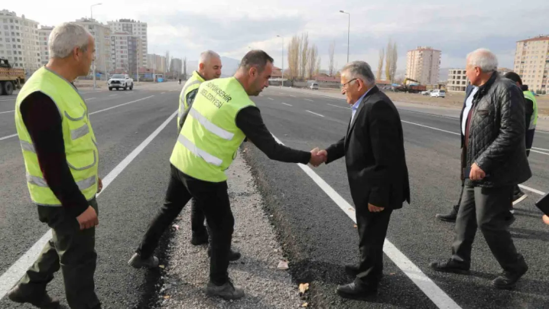 OSB'ye ulaşımda alternatif yol  trafiğe açıldı