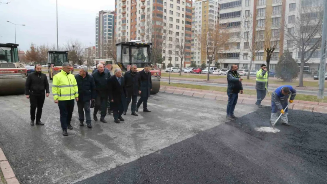 Başkan Büyükkılıç'tan 6 milyon TL'lik asfalt yenileme çalışmalarına yakın takip