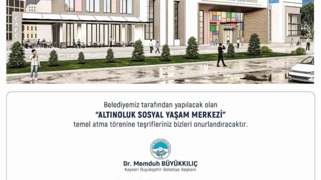 Altınoluk'a sosyal yaşam merkezi yapılacak