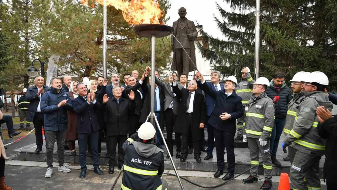 Kayseri'nin 16 ilçesi doğal gazla buluştu