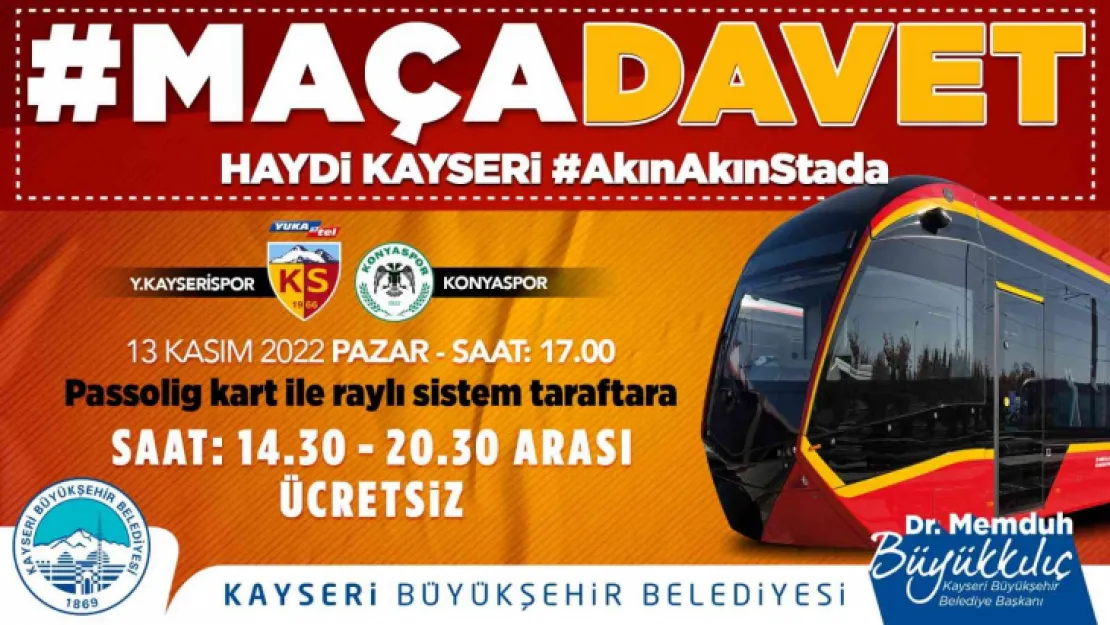 Başkan Büyükkılıç'tan Kayserispor'a Destek Çağrısı