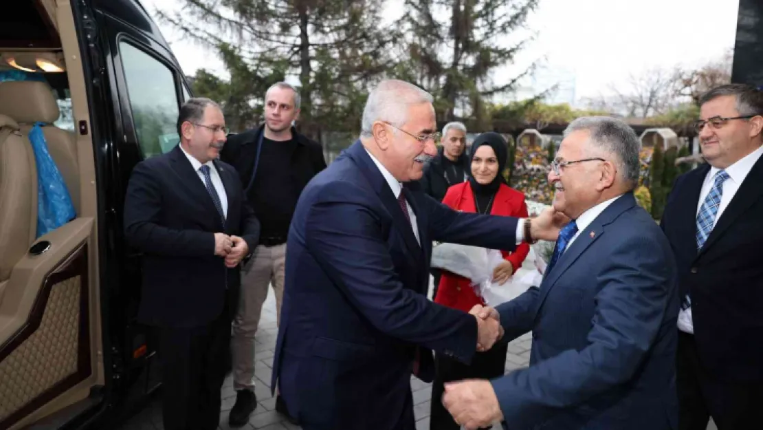 Başkan Büyükkılıç, Yargıtay Başkanı Akarca ile Yargıtay Cumhuriyet Başsavcısı Şahin ve heyetini ağırladı