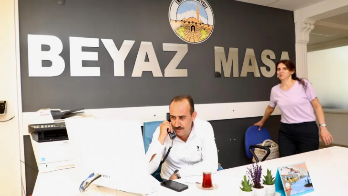 Başkan İlmek, mesaiye Beyaz Masa'da başladı