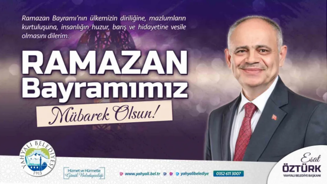 Başkan Öztürk:  'Ramazan'ın huzur ve umut getirmesini niyaz ediyorum