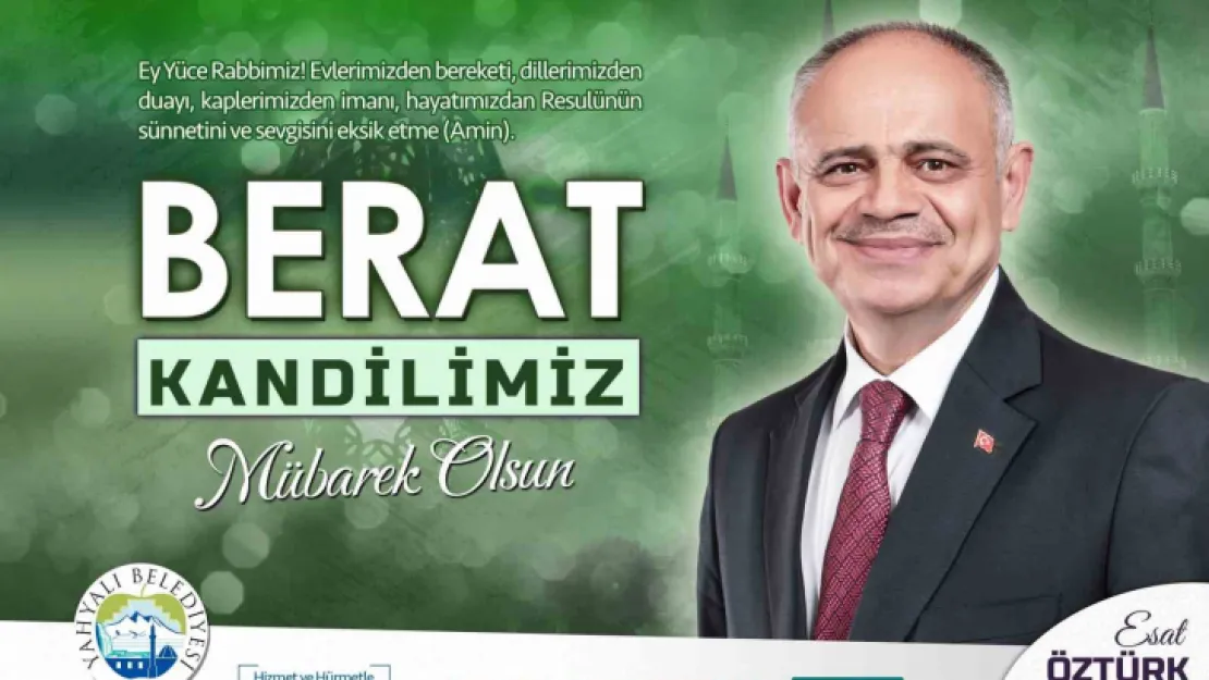 Başkan Öztürk: 'Berat gecesi, af ve mağfiret gecesidir'