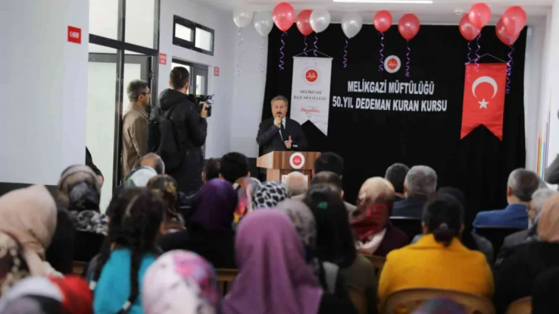 Başkan Palancıoğlu, 50. Yıl Dedeman 4-6 yaş Kur'an Kursu'nun açılışını yaptı