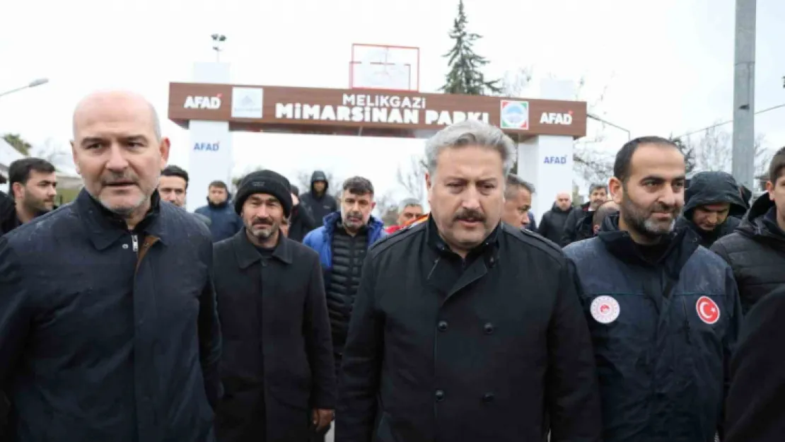 Başkan Palancıoğlu, Bakan Soylu ile Çarşıda İnceleme Yaptı