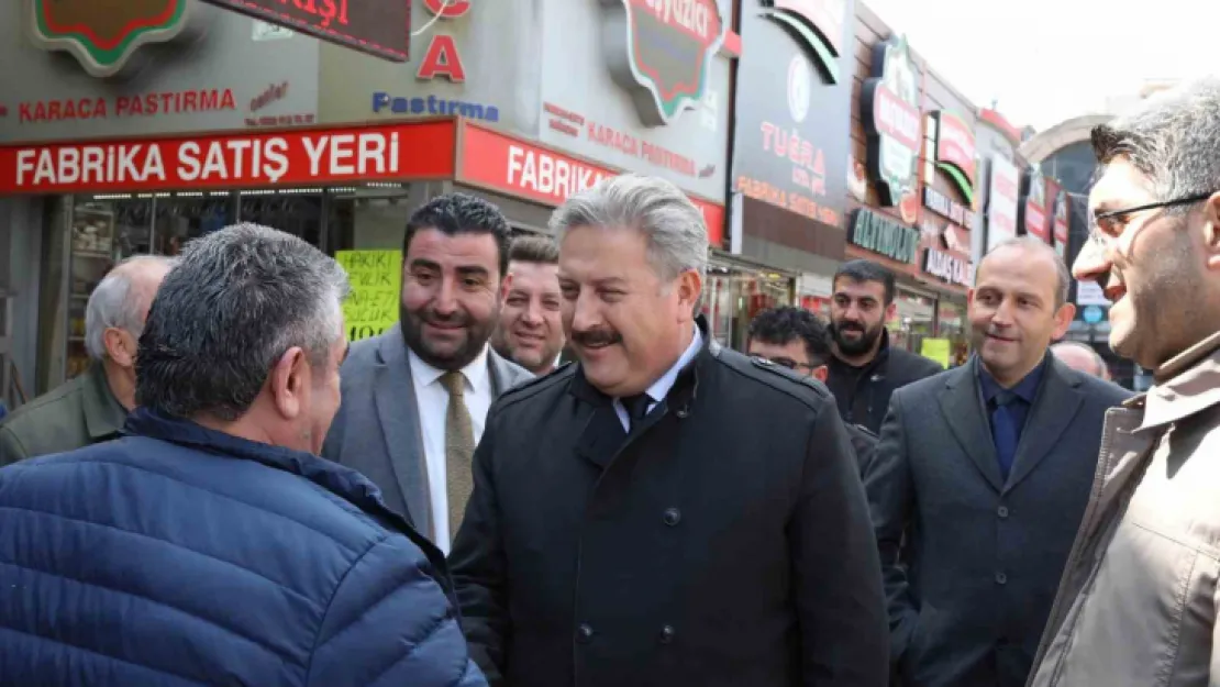 Başkan Palancıoğlu'ndan esnaf ziyareti