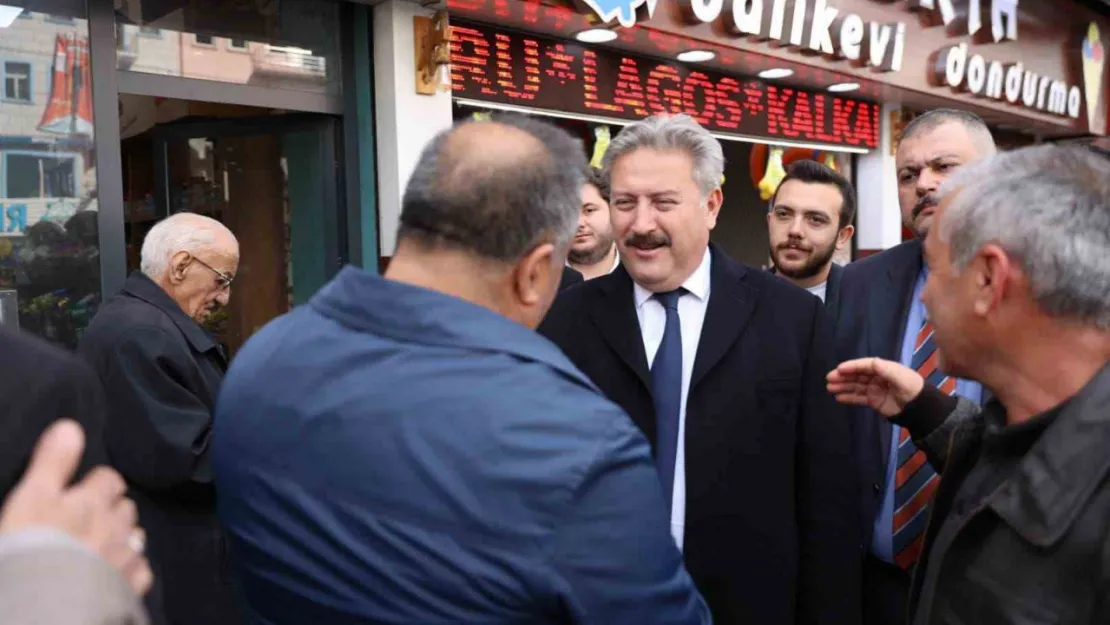 Başkan Palancıoğlu Osman Kavuncu esnafını ziyaret etti