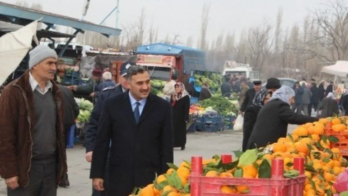 Başkan Cabbar'ın Pazar Yeri Ziyareti 