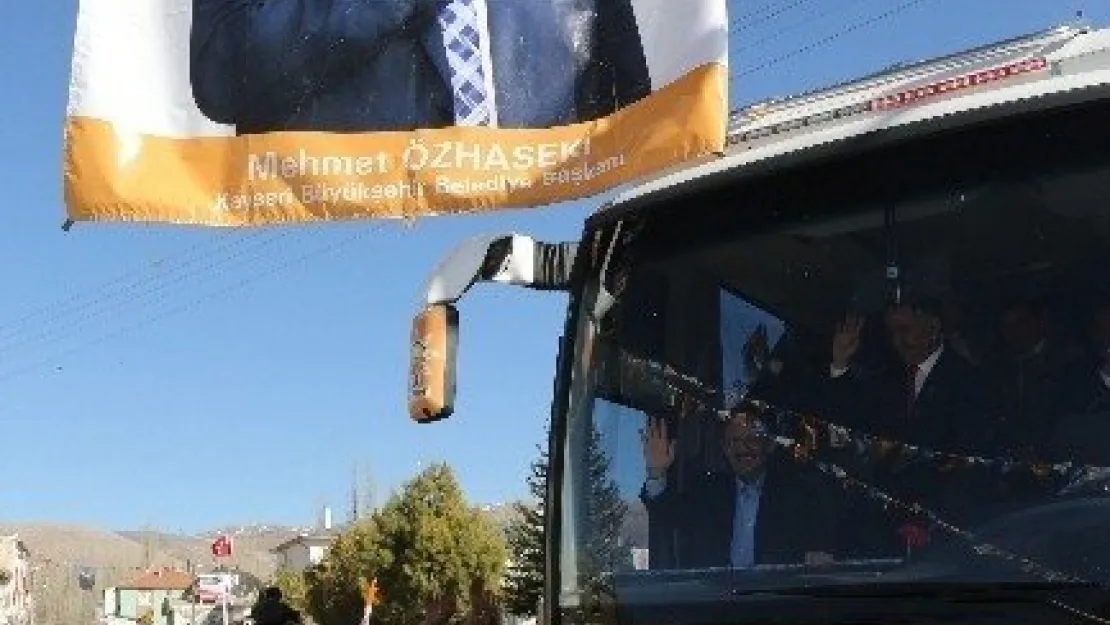 Başkan Özhaseki Sarız Ve Pınarbaşı Mitinglerinde Kayseri'ye Yaptıklarını Anlattı 