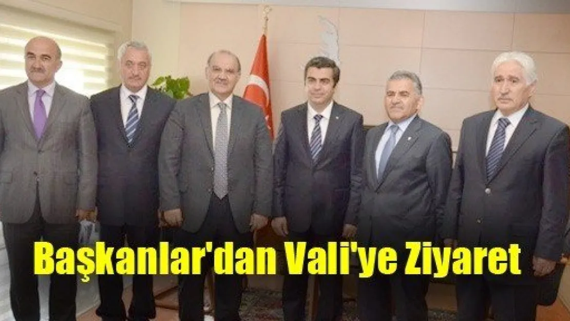 Başkanlar'dan Vali'ye Ziyaret