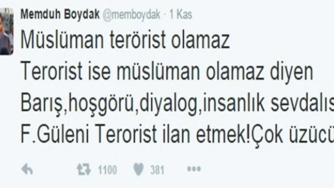 Boydak'a göre gülen insanlık sevdalısıymış!