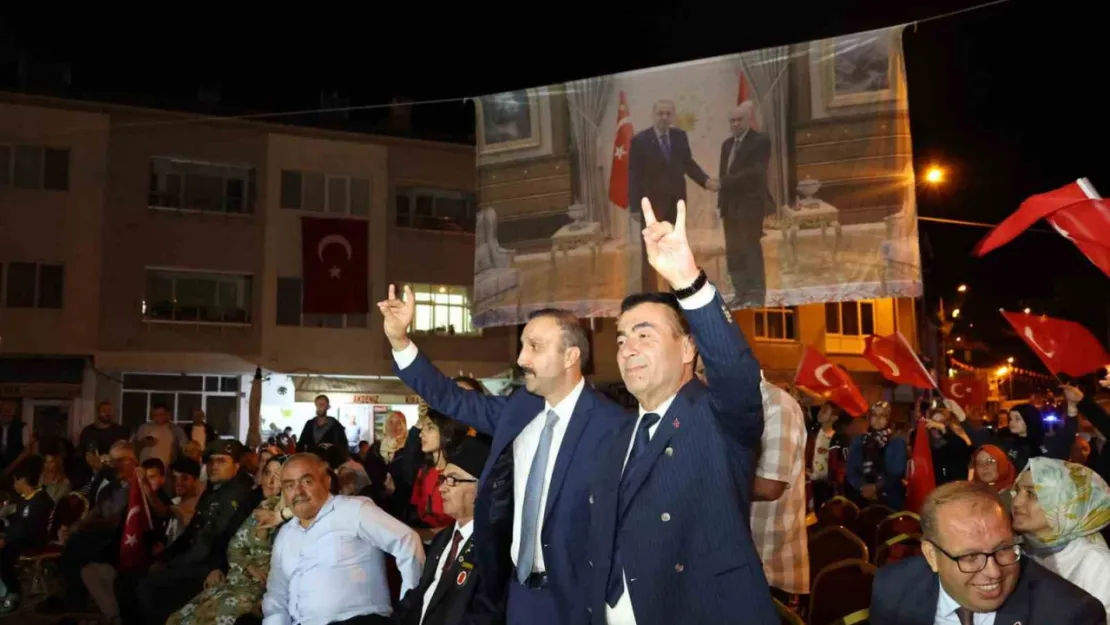 Bünyan'da Milli Birlik ve Demokrasi ruhu yoğun katılımla yeniden yaşandı