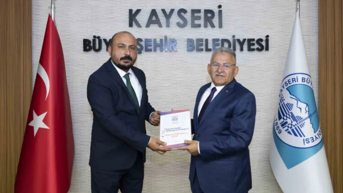 Büyükkılıç'a TMMOB Makine Mühendisleri Odası Kayseri Şubesi'nden ziyaret