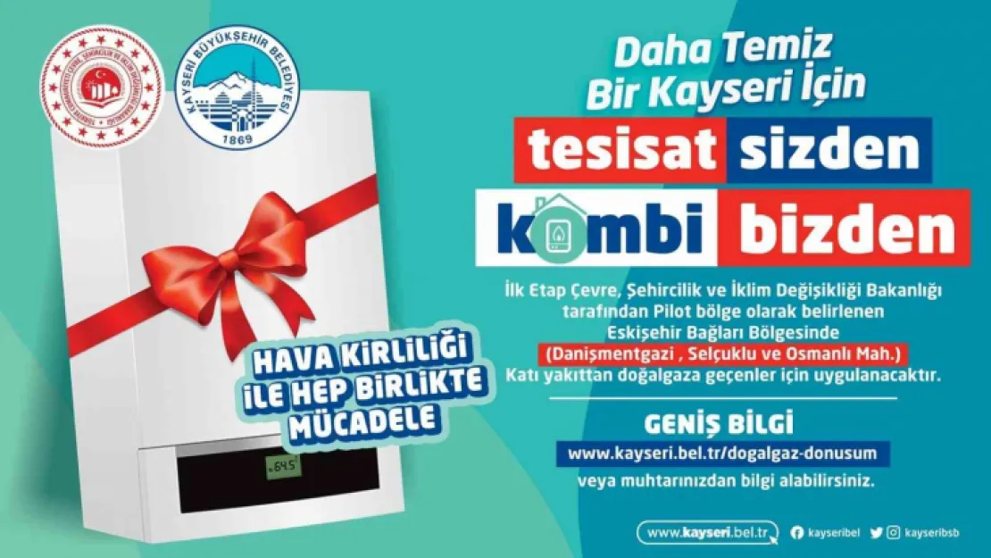 Eskişehir Bağlarında 'Tesisat sizden Kombi Bizden' Uygulaması