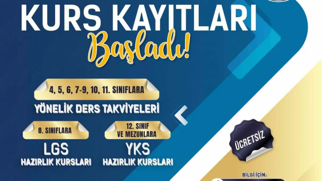 KAYMEK'te 2024-2025 eğitim öğretim yılı kurs kayıtları başladı