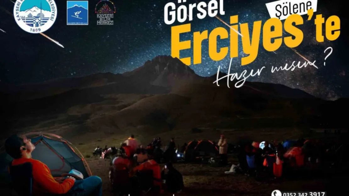 'Meteor Şöleni' için meraklılar Erciyes'te buluşacak