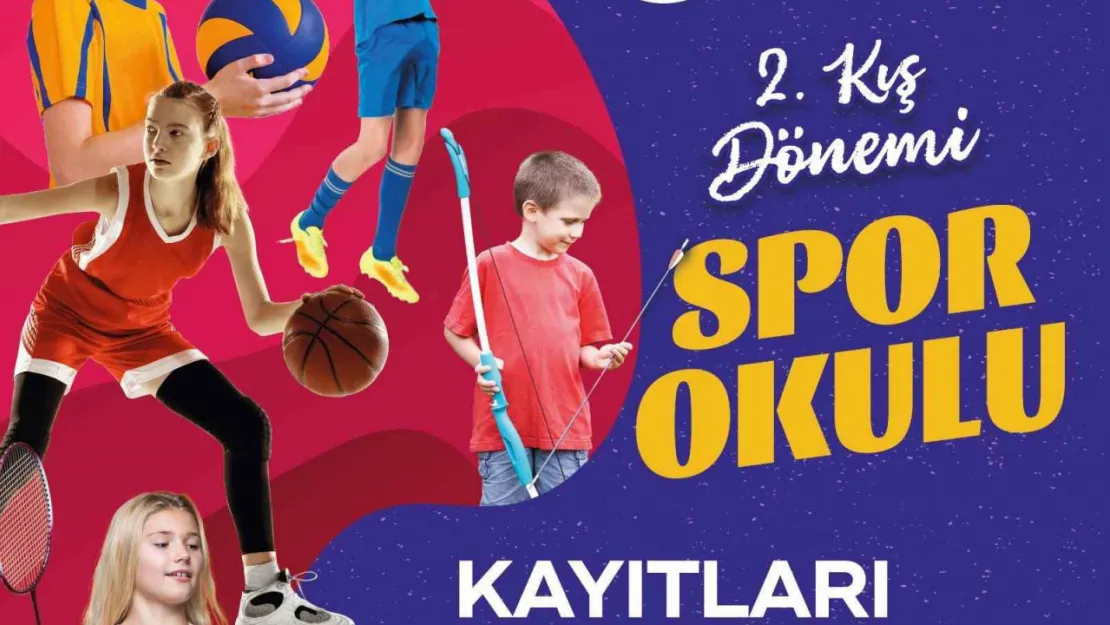 Kış dönemi spor okulları kayıtları başladı